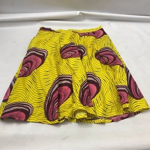 New Womens Skirt Bottom Size L African Kanga Print Ankara Dashiki Ethnic 26”
